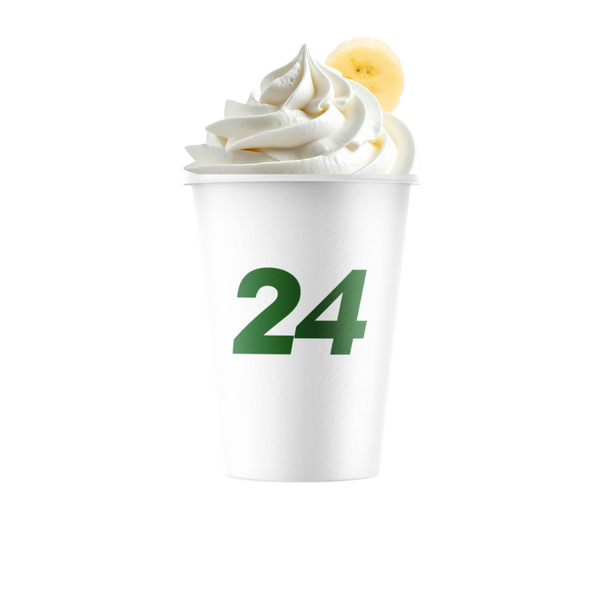 Hot Matcha Latte Banana Cream / 12OZ
