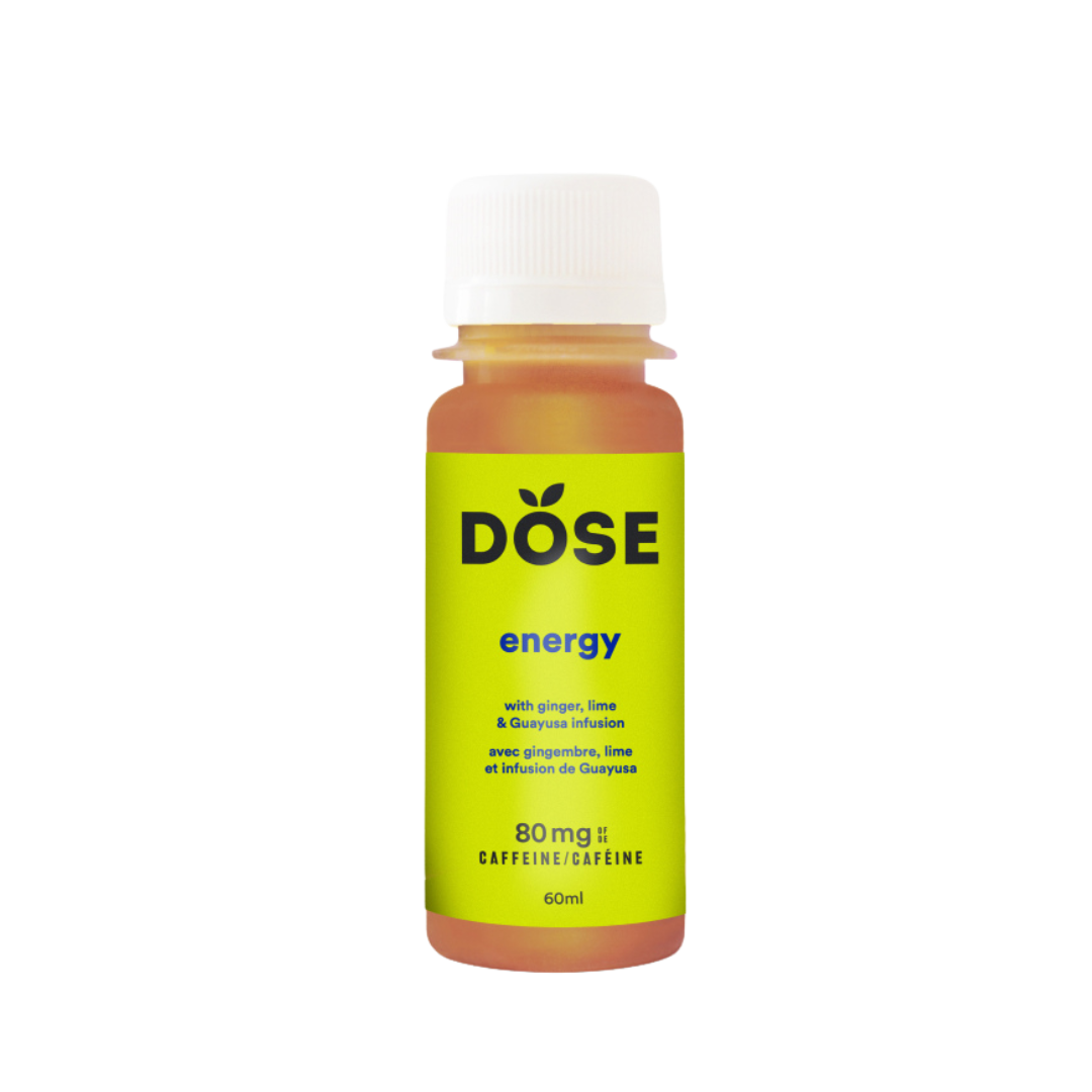 DOSE Energy Shot Ginger, Lime and Guayusa / 60ml
