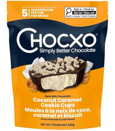Chocxo Coconut Caramel Chocolate Cups / 98g