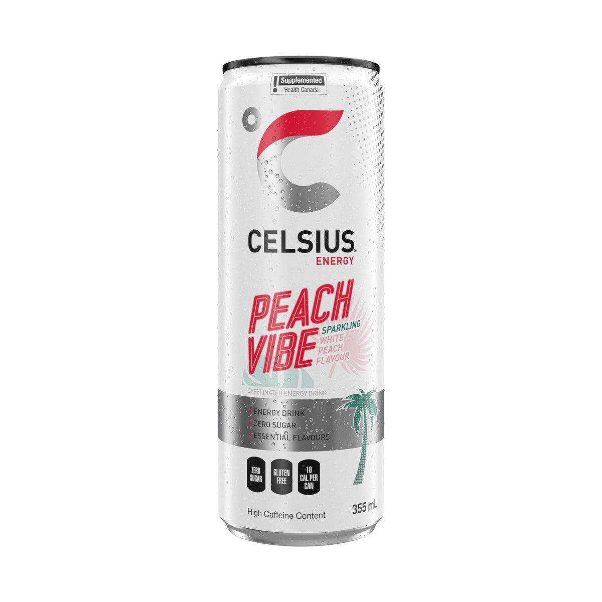 Celsius White Peach Energy Drink / 355ml