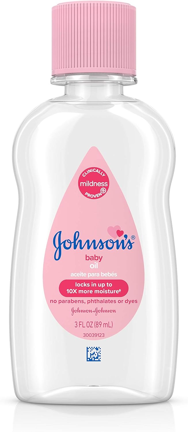 Johnson & Johnson Baby Oil - 3 oz / 89 ml