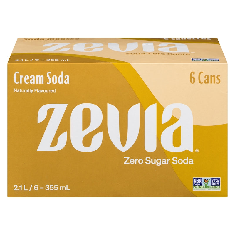 Zevia Foam Soda Pack / 6x355ml