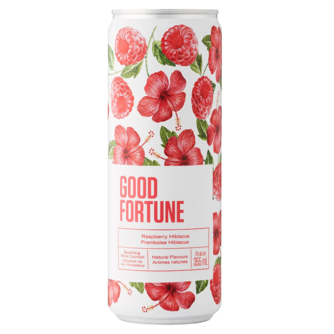 Good Fortune Raspberry Hibiscus Sparkling Wine / 355ml