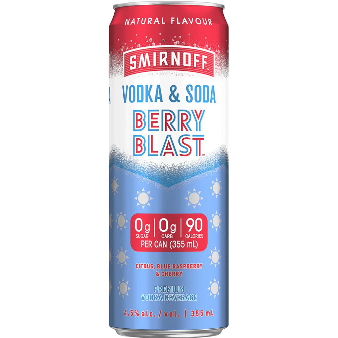 Smirnoff Seltzer Encore Berry Blast / 355ml