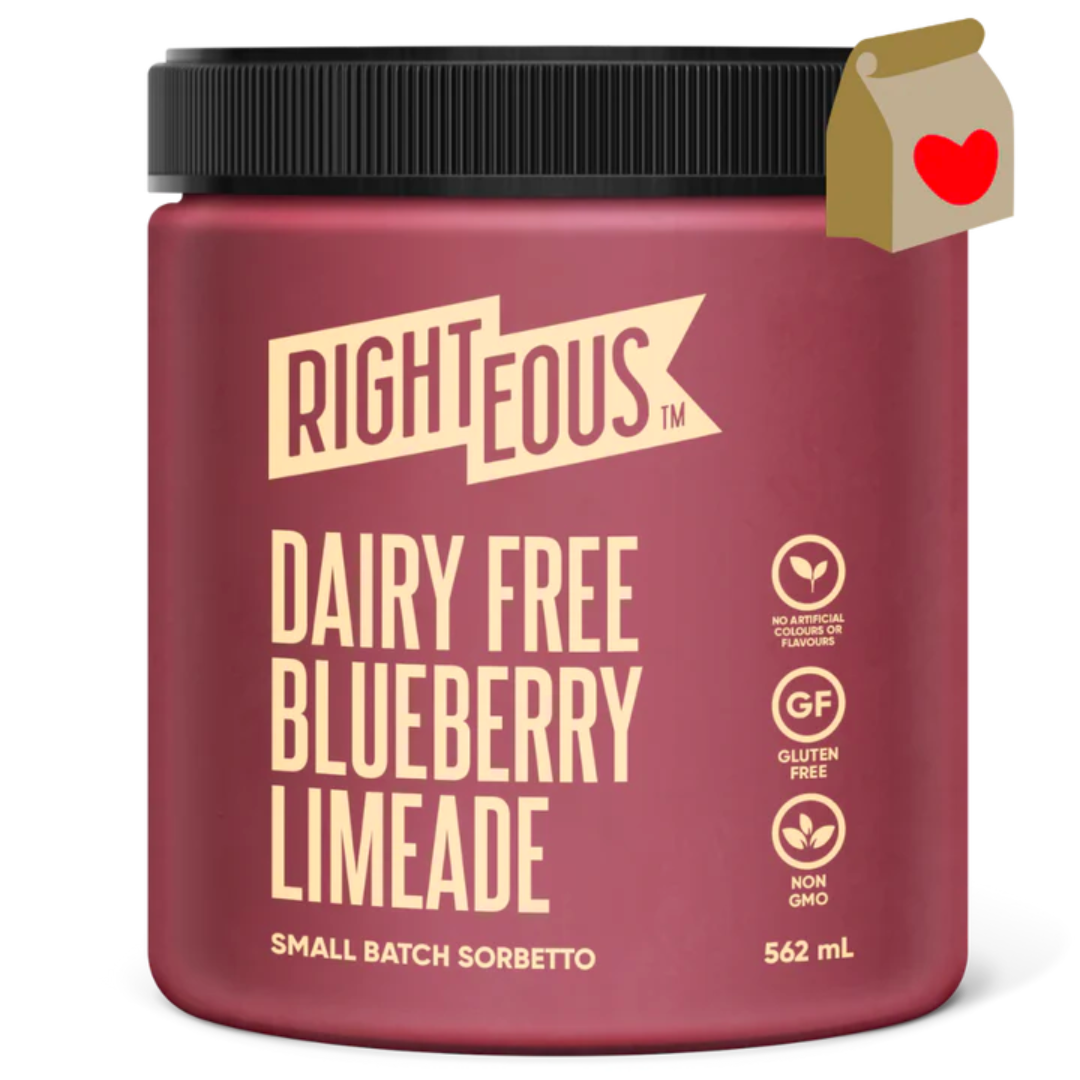 Righteous Lime and Blueberry Sorbet / 473ml