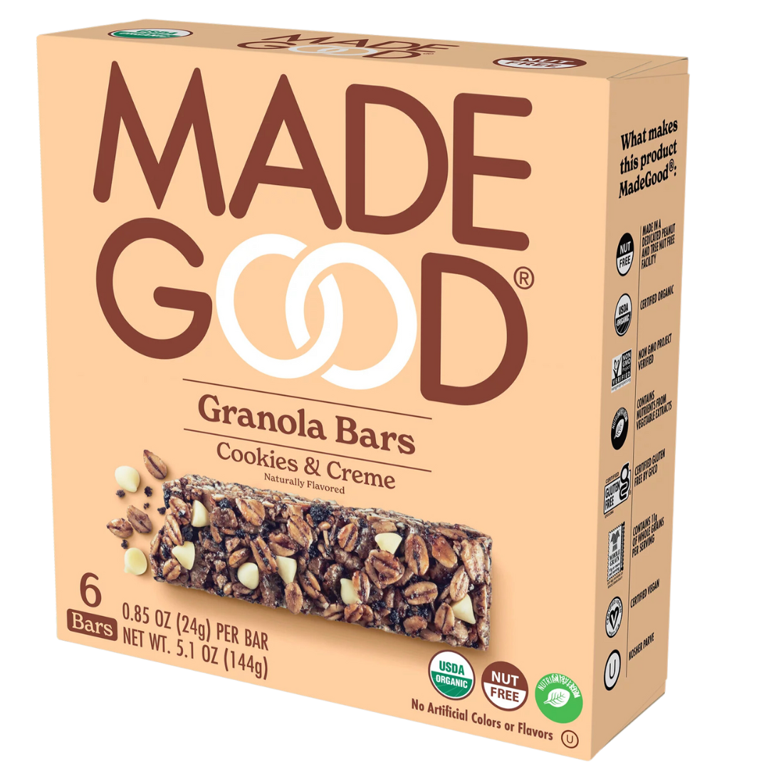 Made Good Cookies and Cream Bar / 5x24g