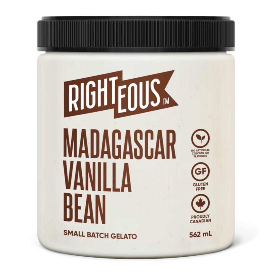 Righteous Gelato Madagascar Vanilla Bean / 473ml