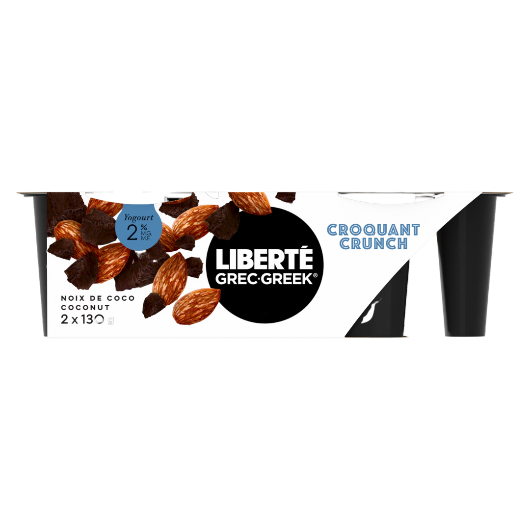 Liberté Greek Yogurt 2% Crunchy Coconut/130GR