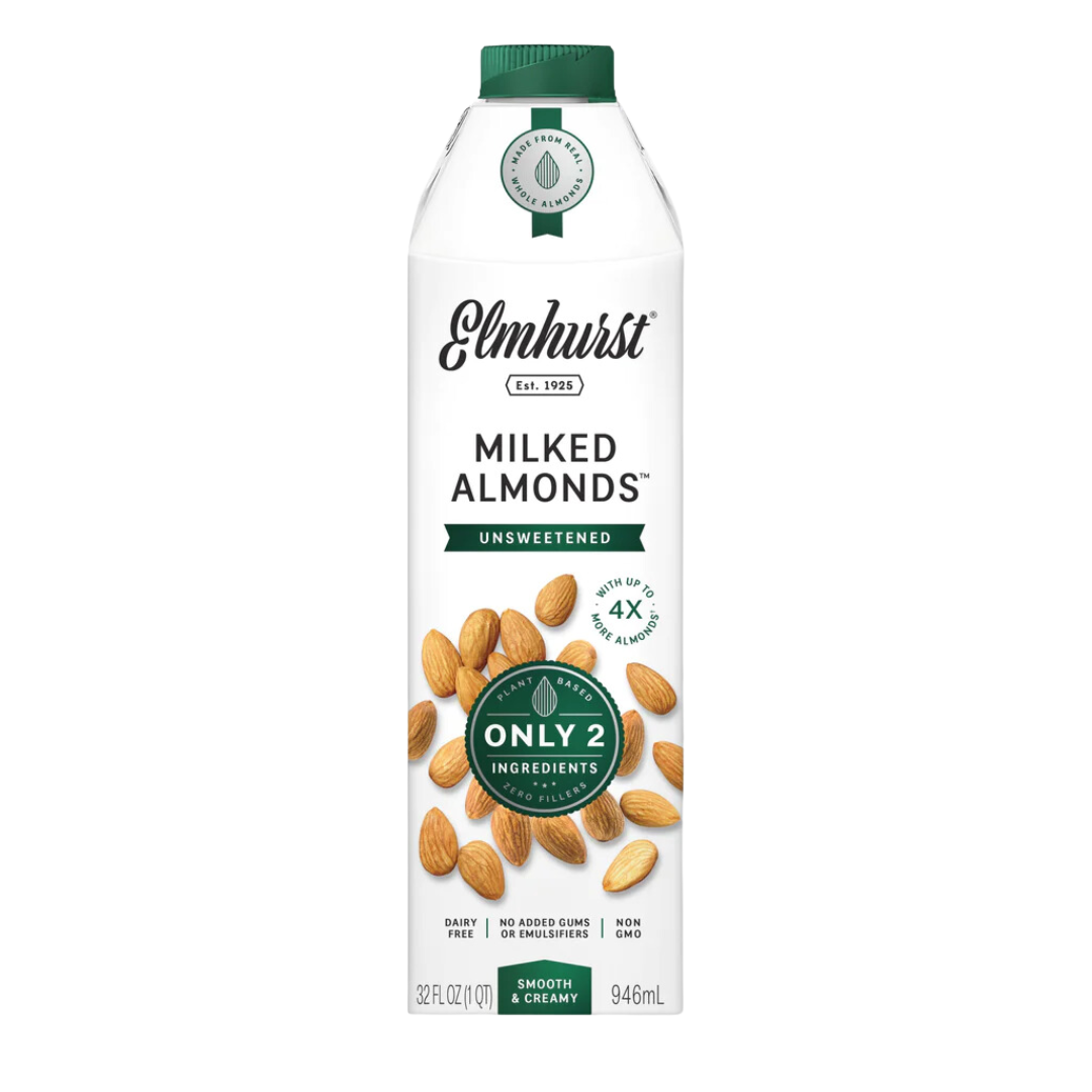 Elmhurst Unsweetened Almond Milk / 946 ml