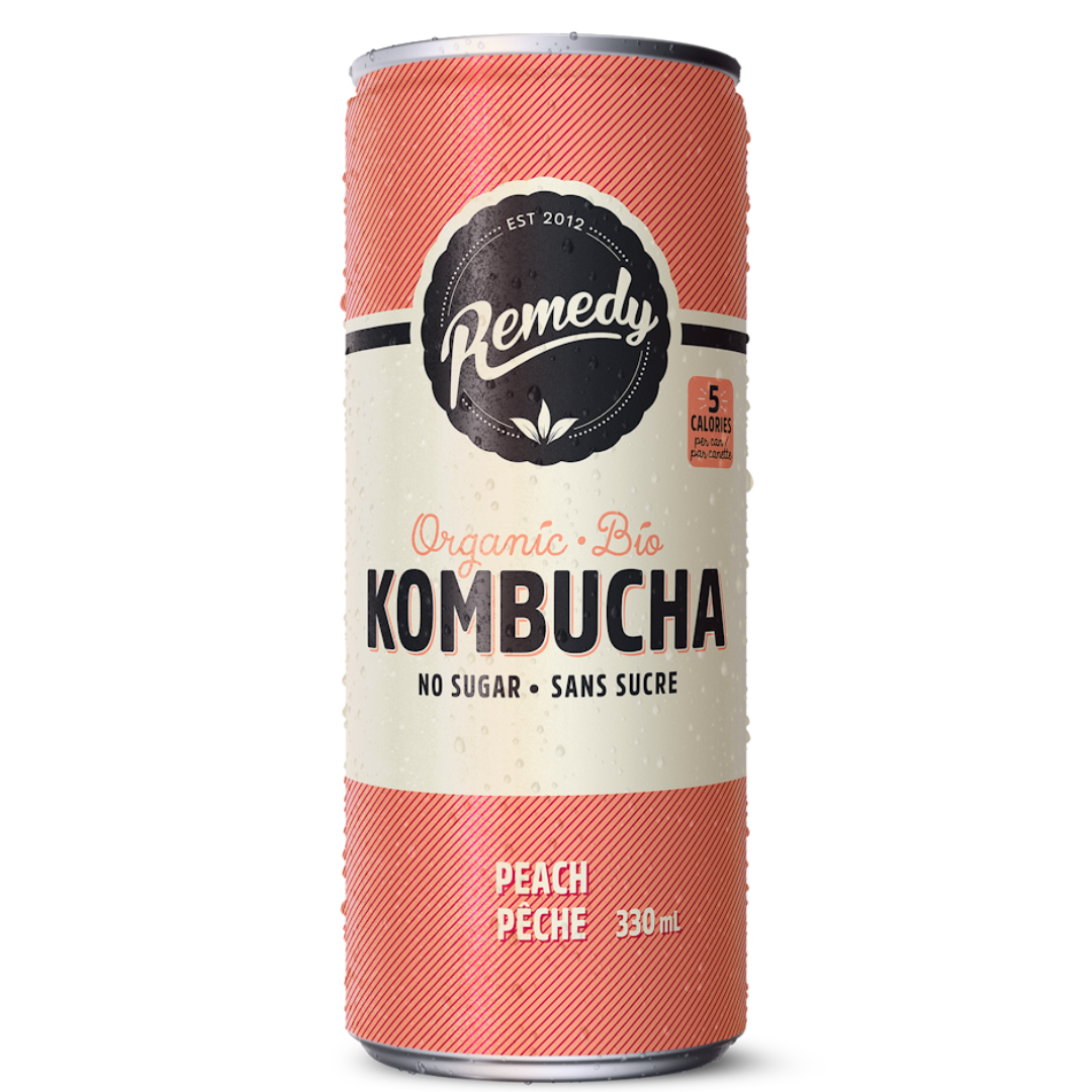Remedy Kombucha Peach / 355ml