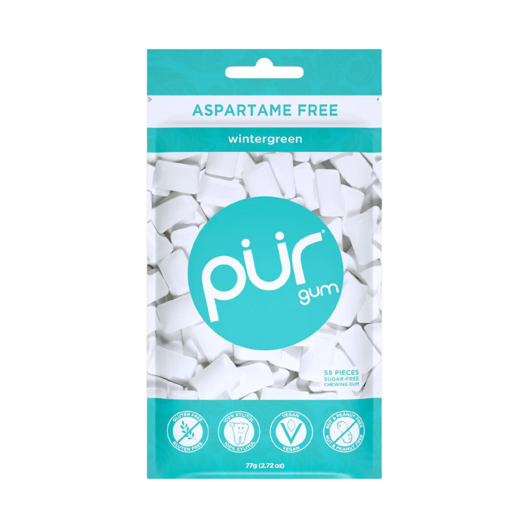 Pur Gum Wintergreen Bag / 77g