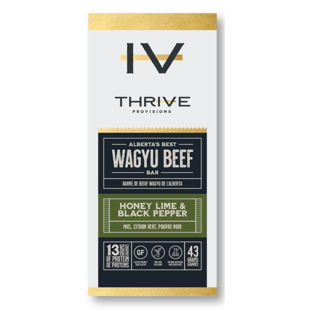 Thrive Provisions Honey, Lime & Black Pepper Meat Bar / 43g