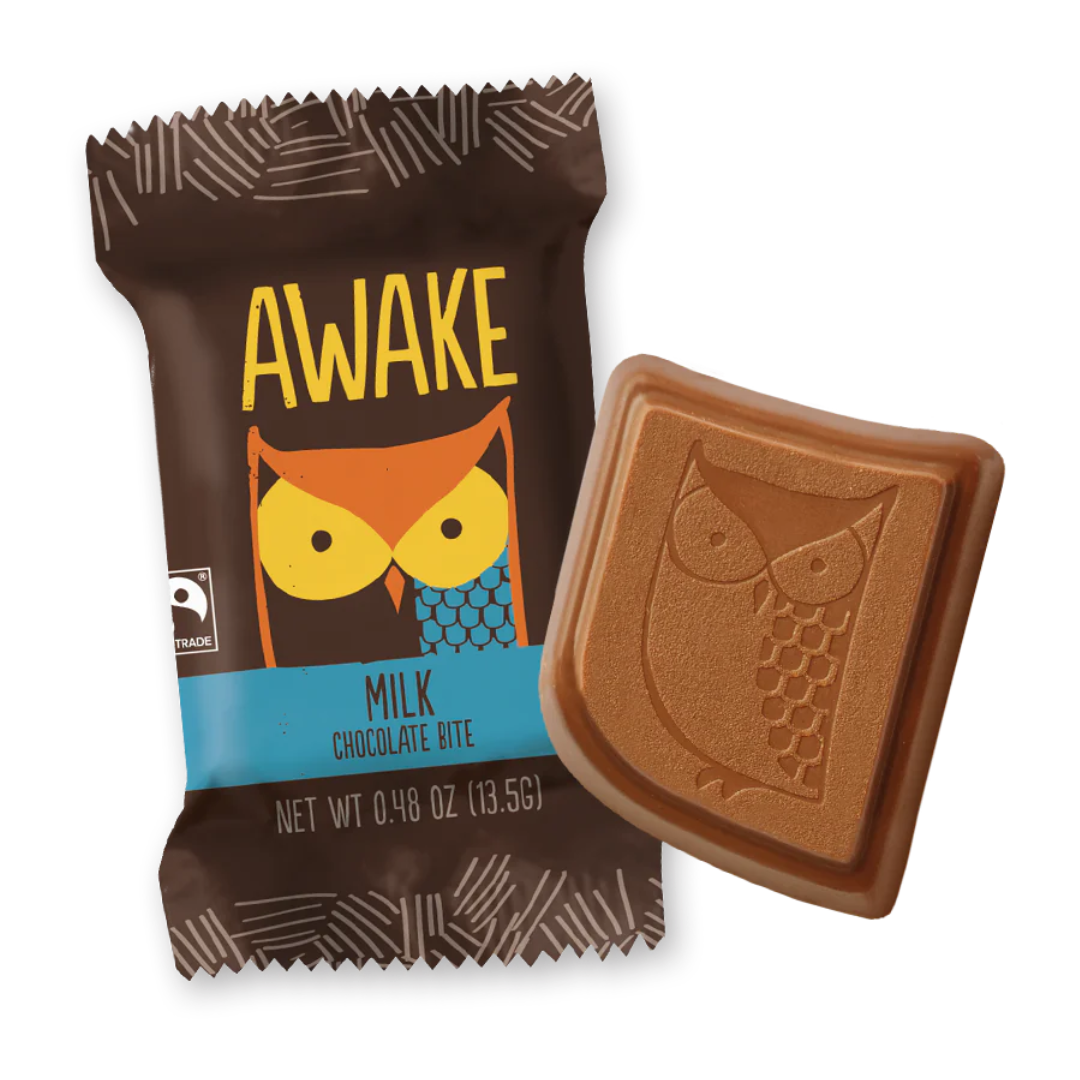 Awake Caffeinated Milk Chocolate Bite / 13.5g