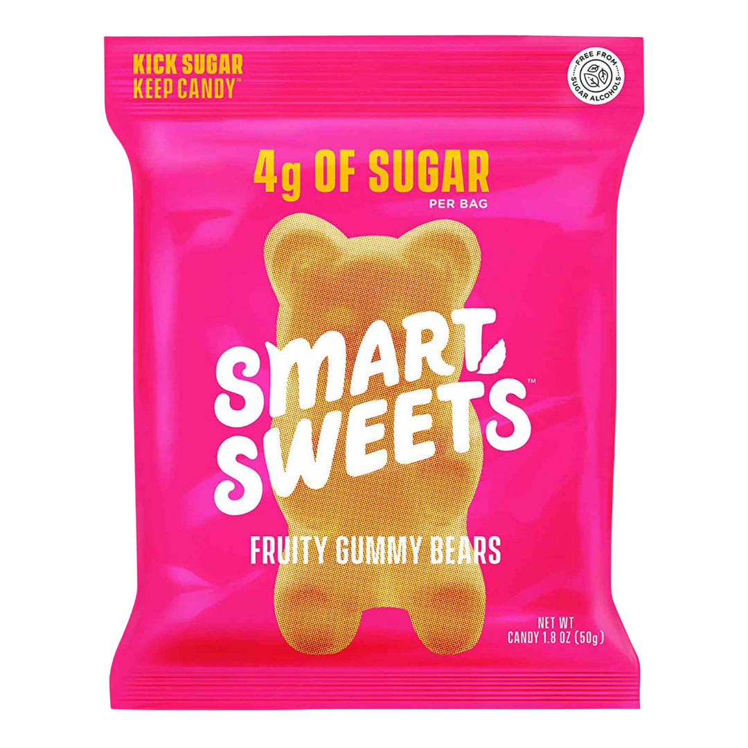 SmartSweets Fruity Gummy Bears / 50g