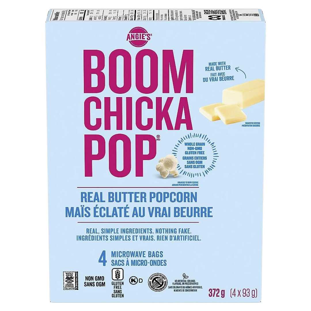 Angie's Artisan Boom Chicka Pop Microwave Buttered Popcorn/ 372g
