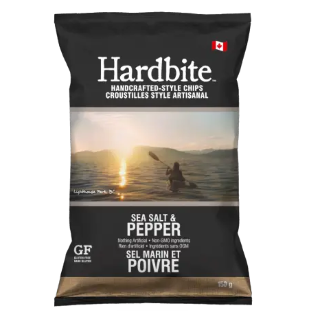 Hardbite Sea Salt and Pepper Chips / 150g