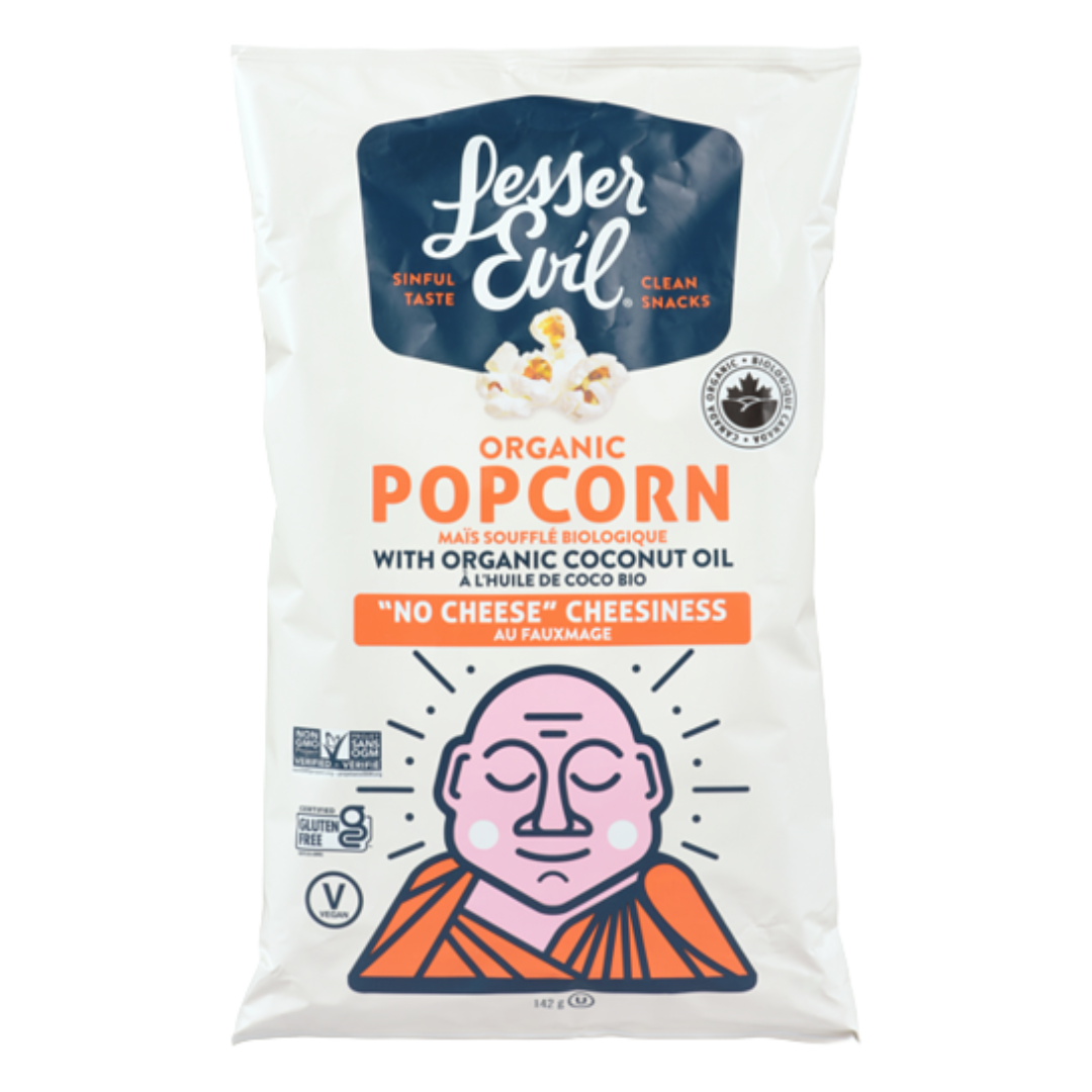 Lesser Evil Vegan Cheese Popcorn / 142g