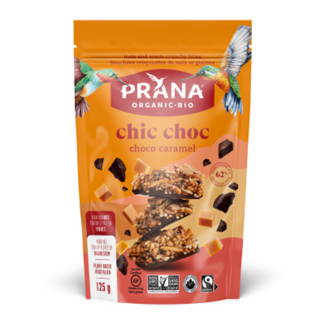 Prana Chic Choc Caramel and Chocolate Bites / 125g