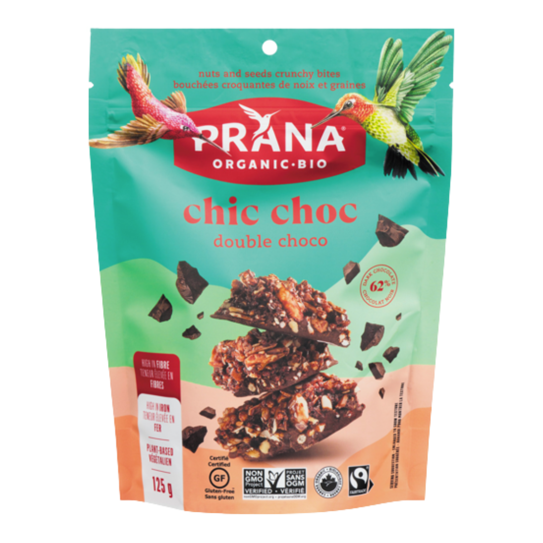 Prana Chic Choc Crunchy Bites Double Choco / 125g