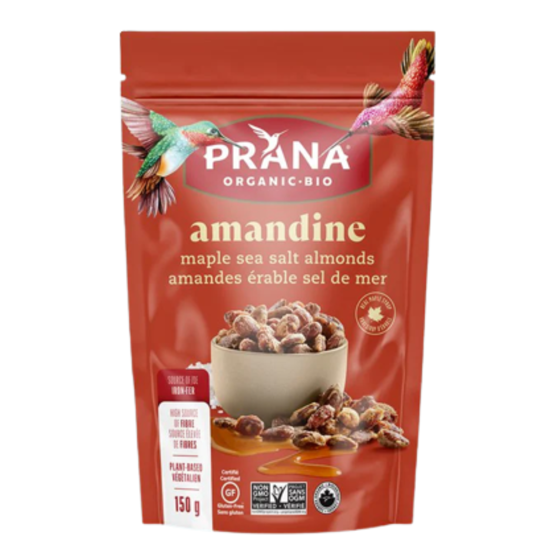 Prana Amandine Almonds with Sea Salt and Maple / 150g