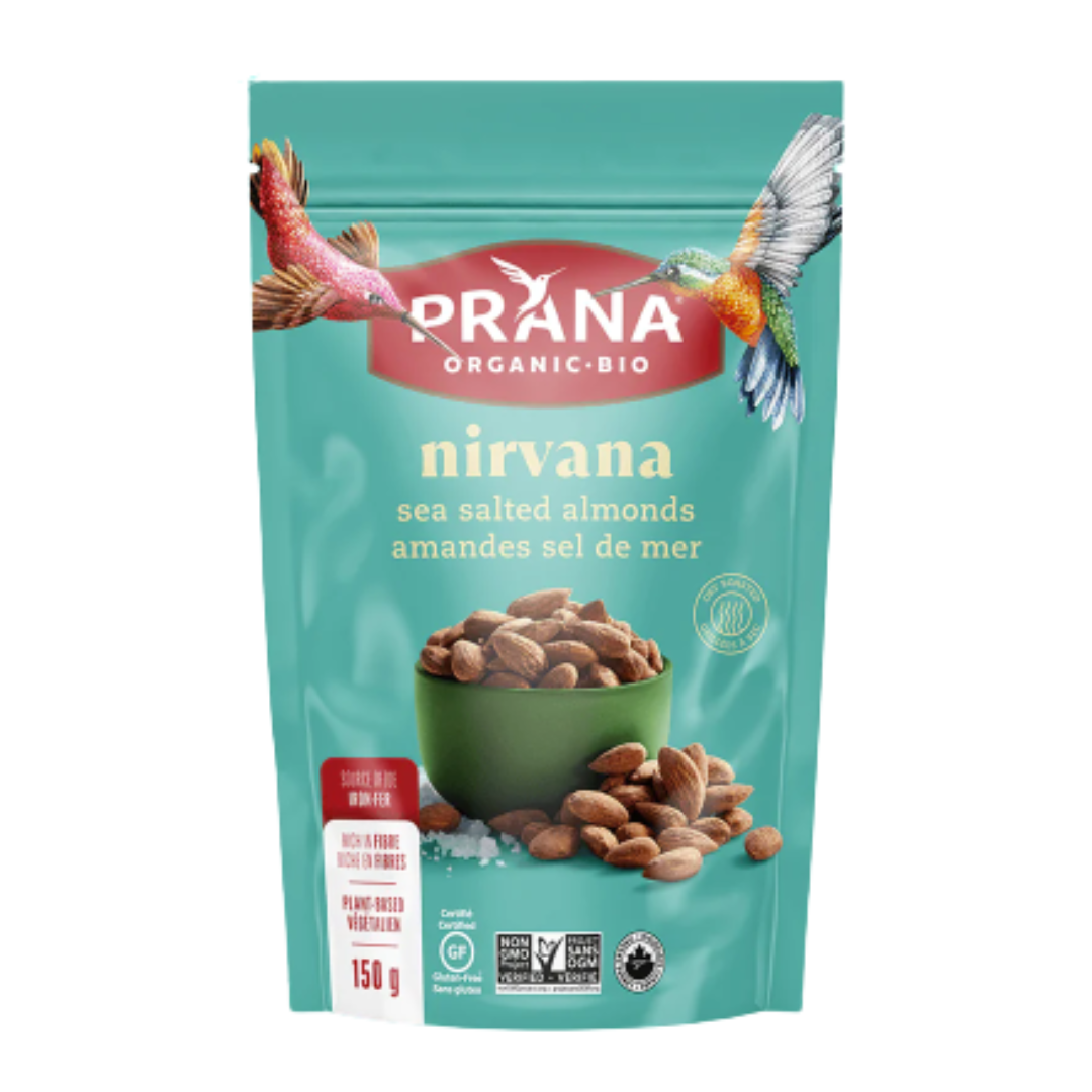 Prana Nirvana Almonds with Sea Salt / 150g
