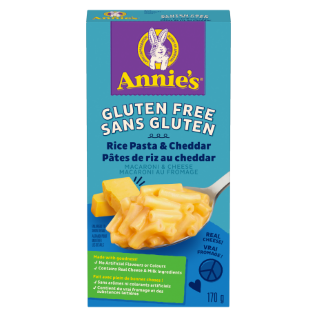 Annie's gluten-free macaroni and cheddar cheese / 170g