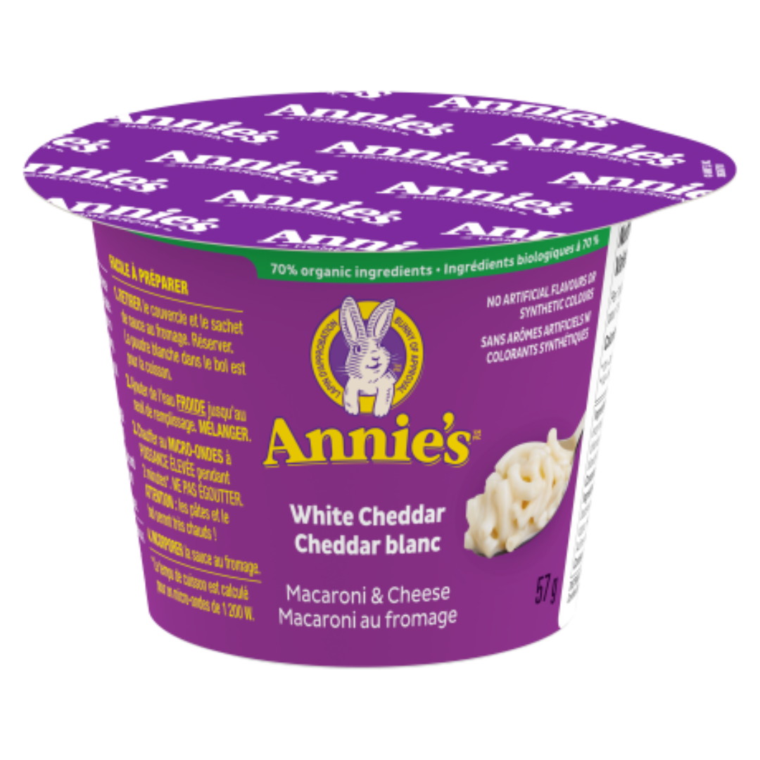 Annie's White Cheddar Macaroni and Cheese Cup / 57g