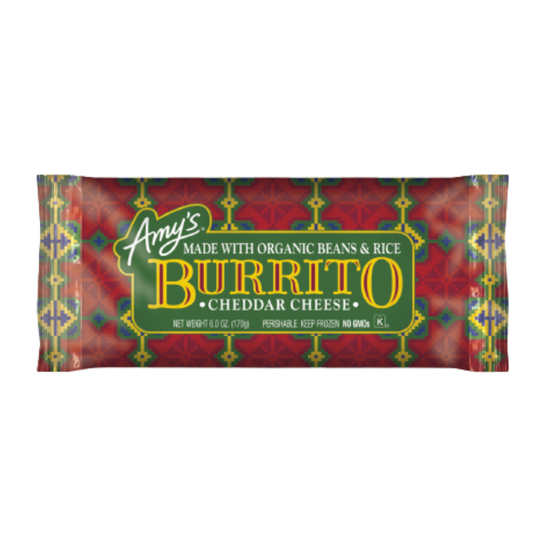Amy's Cheddar Cheese Burrito / 170g