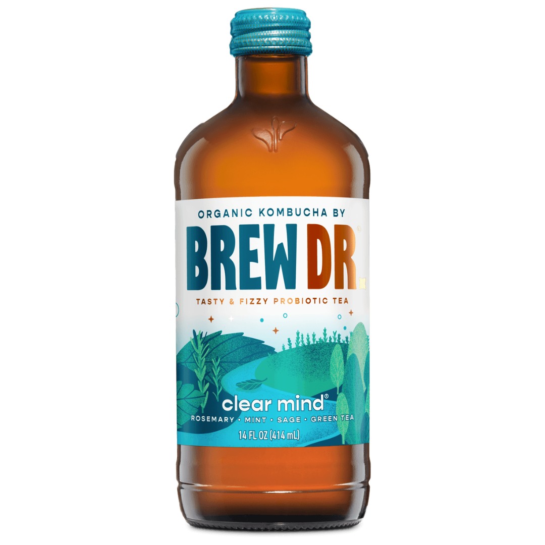 Brew Dr Kombucha Clear Mind Rosemary Mint / 414ml
