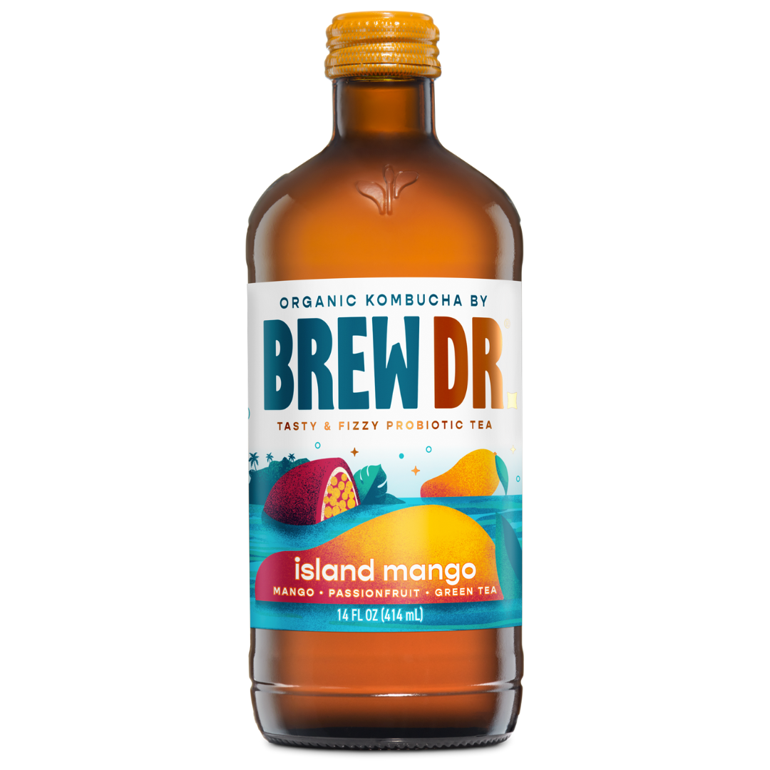 Brew Dr Kombucha Island Mango / 414ml