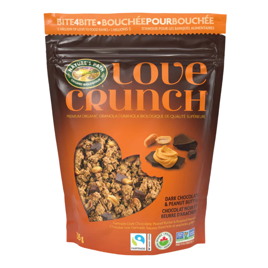 Nature's Path Love Crunch Granola with Peanut Butter and Dark Chocolate / 325 g