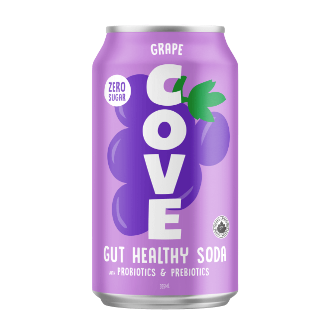 Cove Gut Healthy Grape Soda / 355 ml