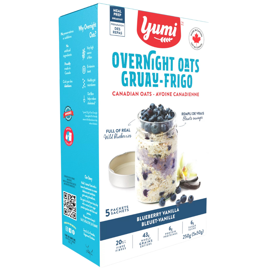 Yumi Blueberry Vanilla Fridge Oatmeal / 250g