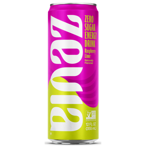 Zevia Raspberry-Lime Energy Drink / 355ml