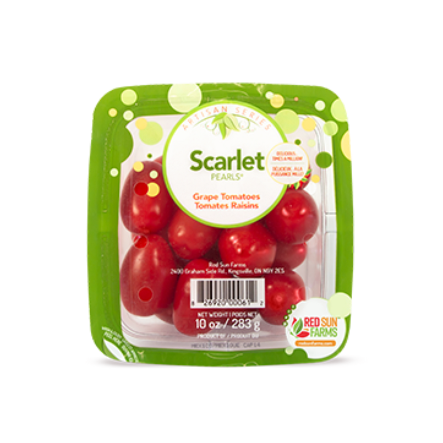 Scarlet Pearls Red Grape Tomatoes / 283g