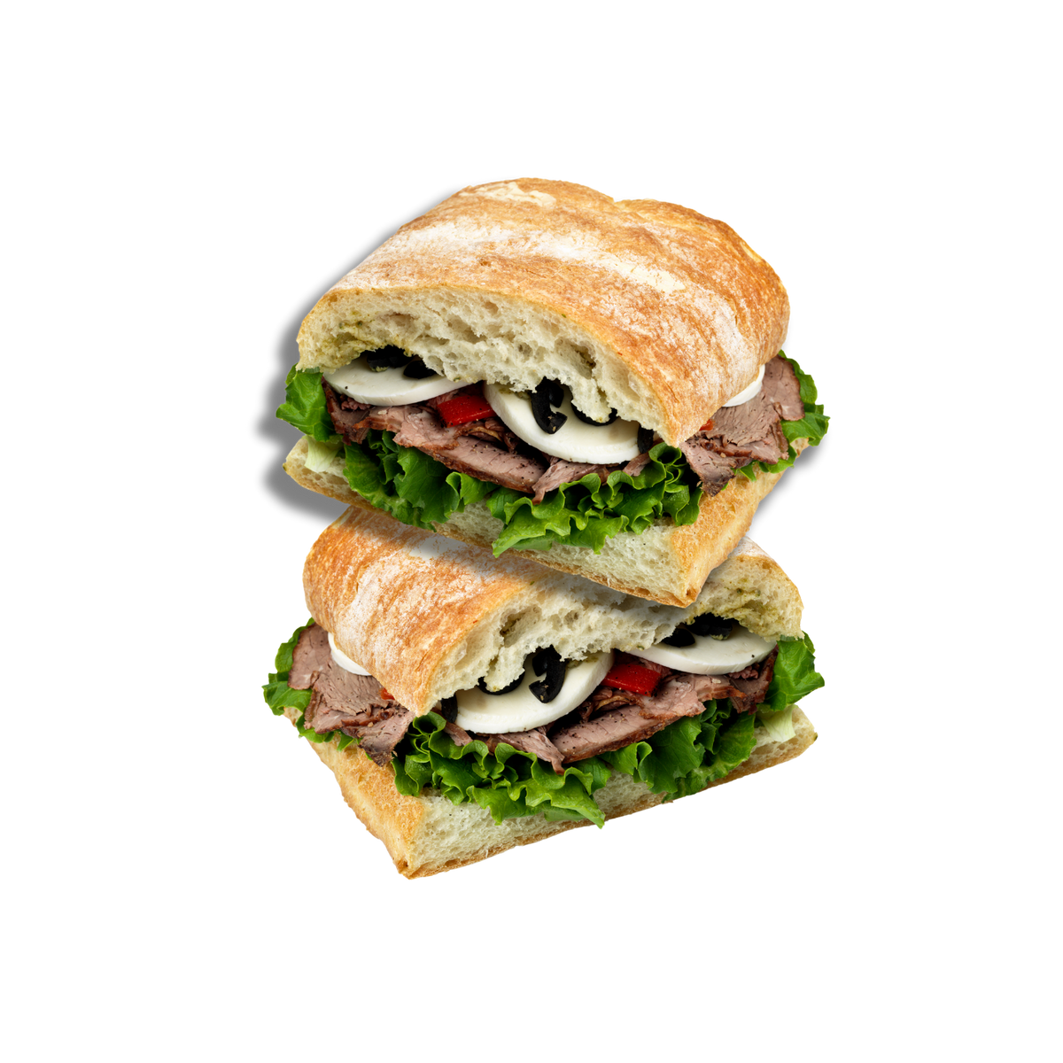 Beef and Cheese Ciabatta