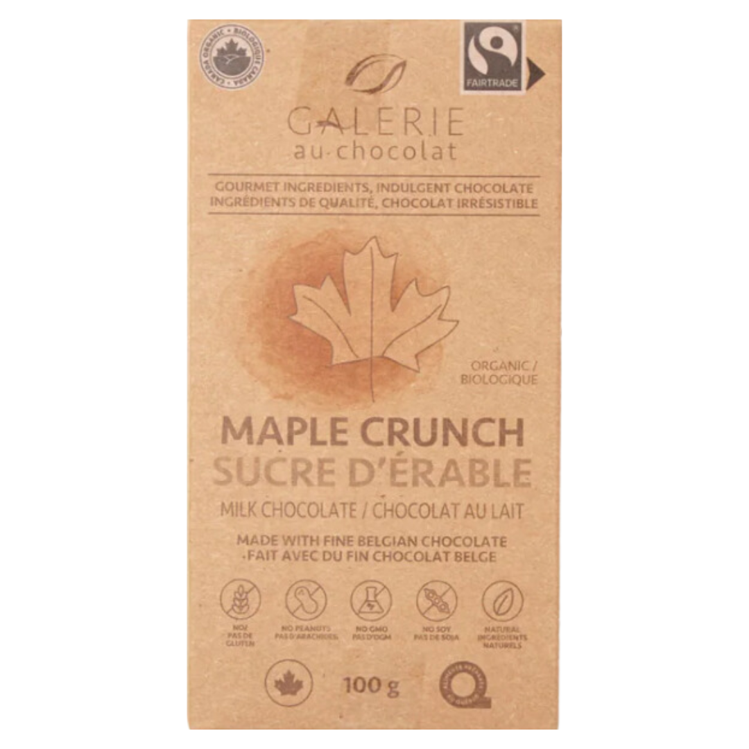 Galerie au Chocolat Maple Crunch / 100g