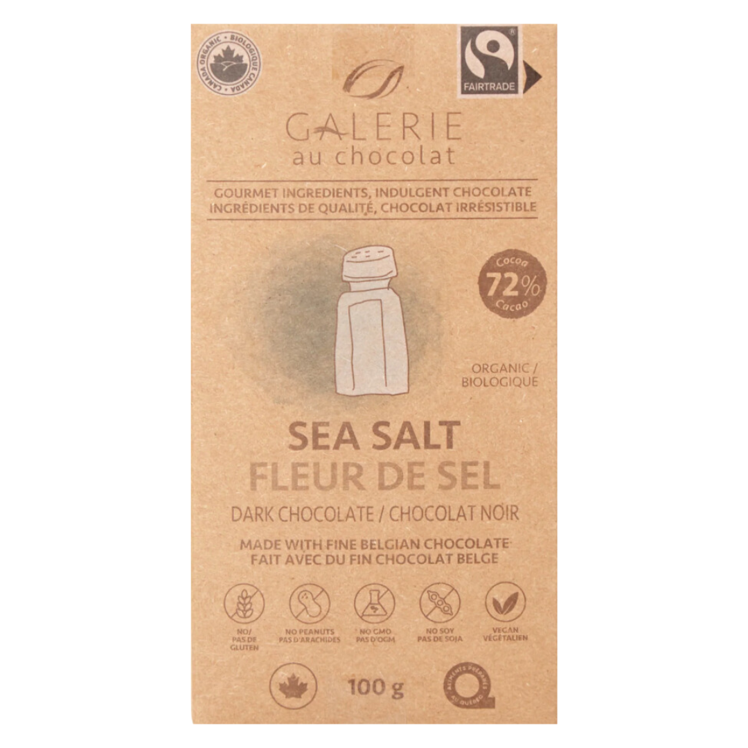 Galerie au Chocolat Sea Salt / 100g