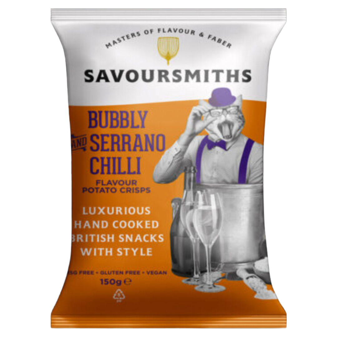 Savoursmiths Sparkling Wine & Serrano Pepper/ 150g