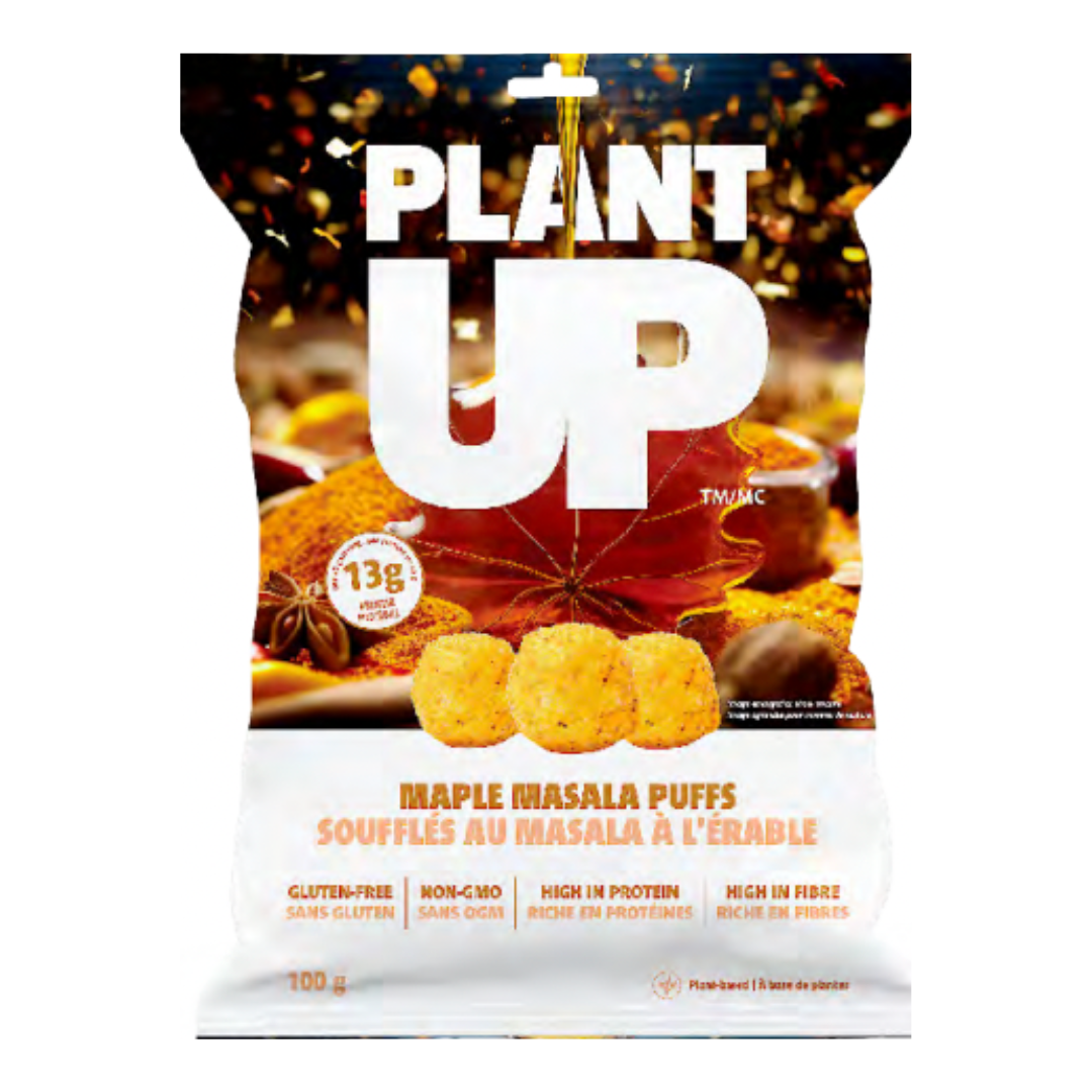 Plant Up Maple Masala Puffs / 100g