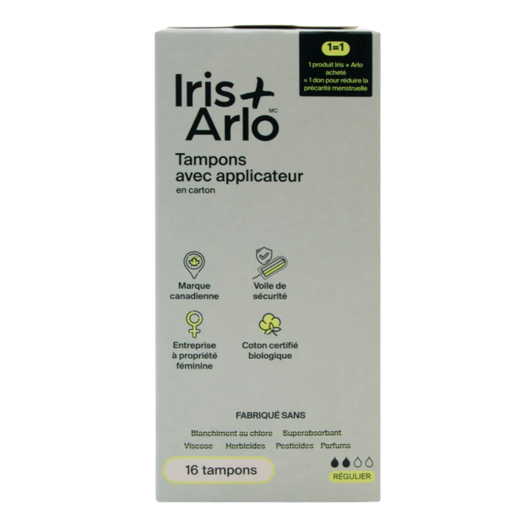 Iris + Arlo Tampons with Regular Applicator / 16u