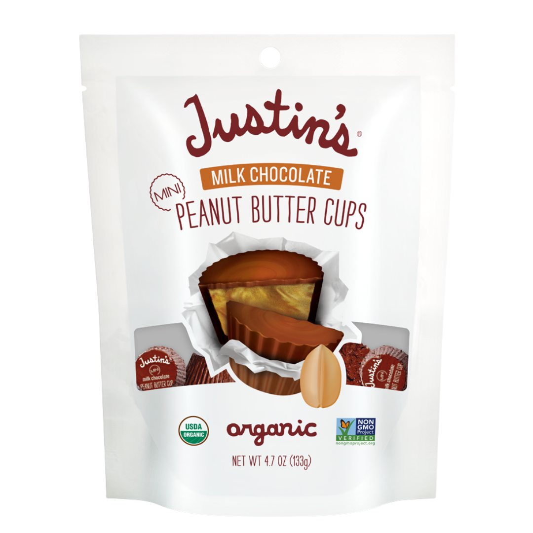 Justin's Mini Milk Chocolate Peanut Butter Cups / 120g