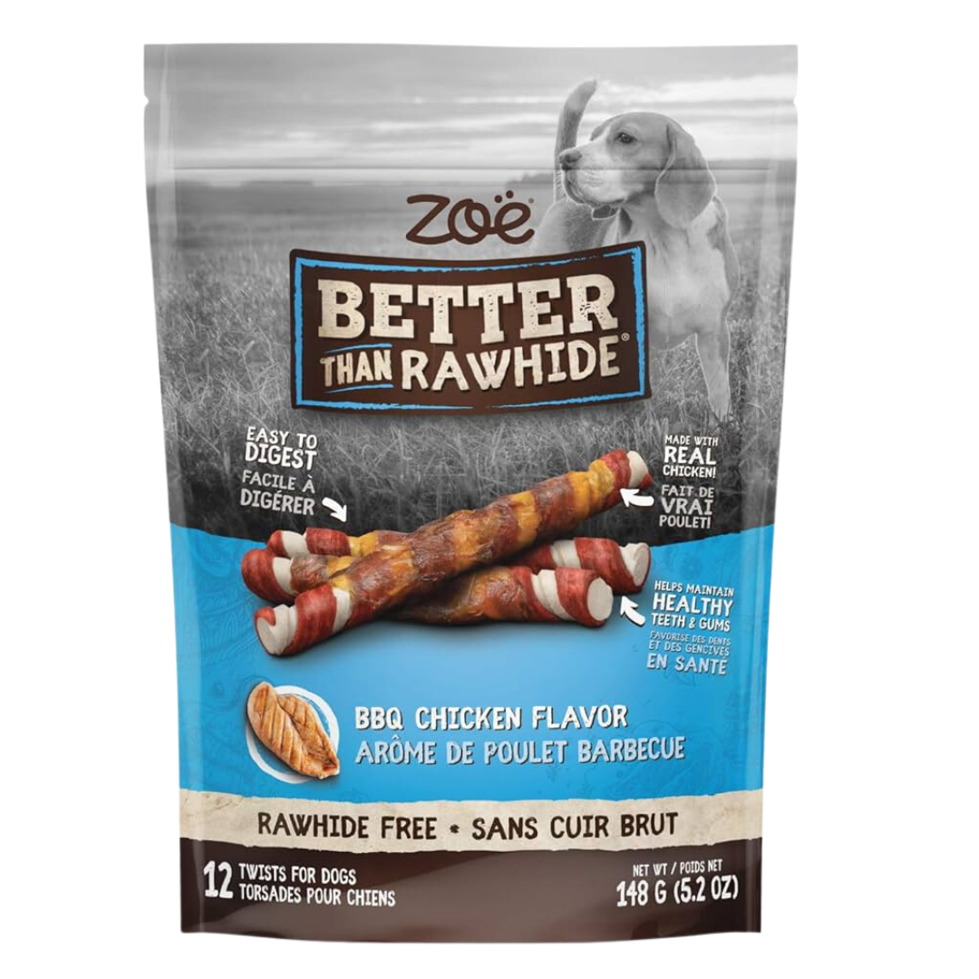 Zoe Rawhide-Free BBQ Chicken Dog Treat / 148g
