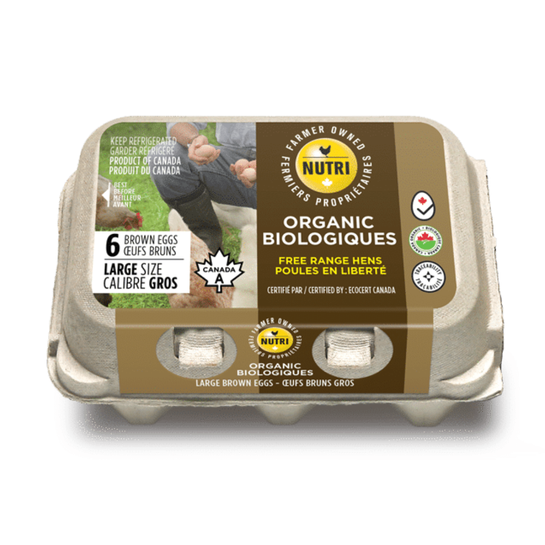 Nutri-Oeufs Large Organic Eggs / 6CT