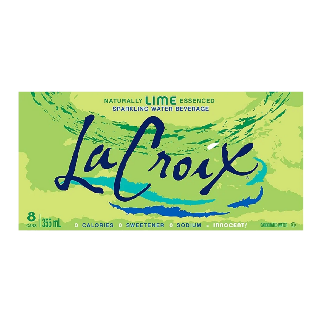 La Croix Sparkling Water Lime / 8-pack