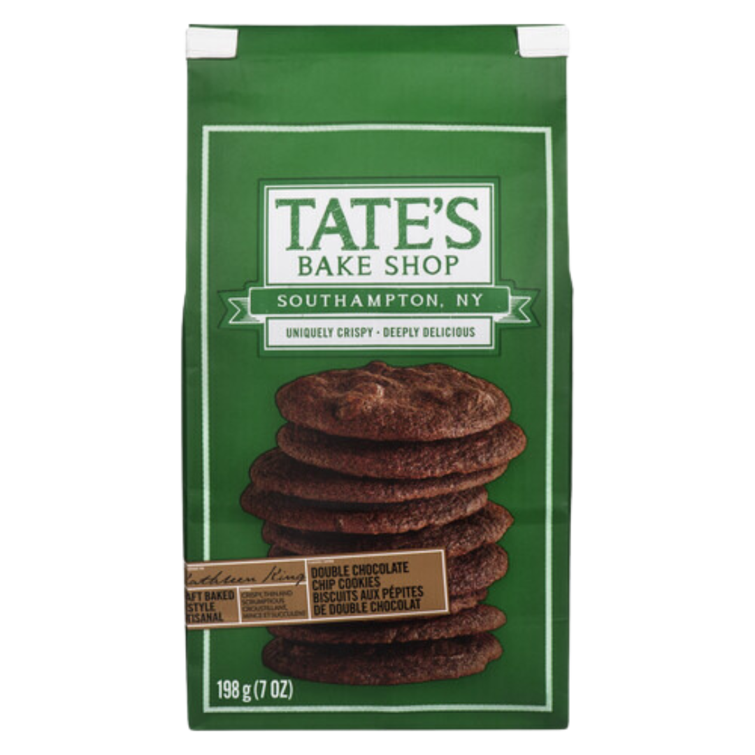 Tate's Double Chocolate Chip Cookies / 198g
