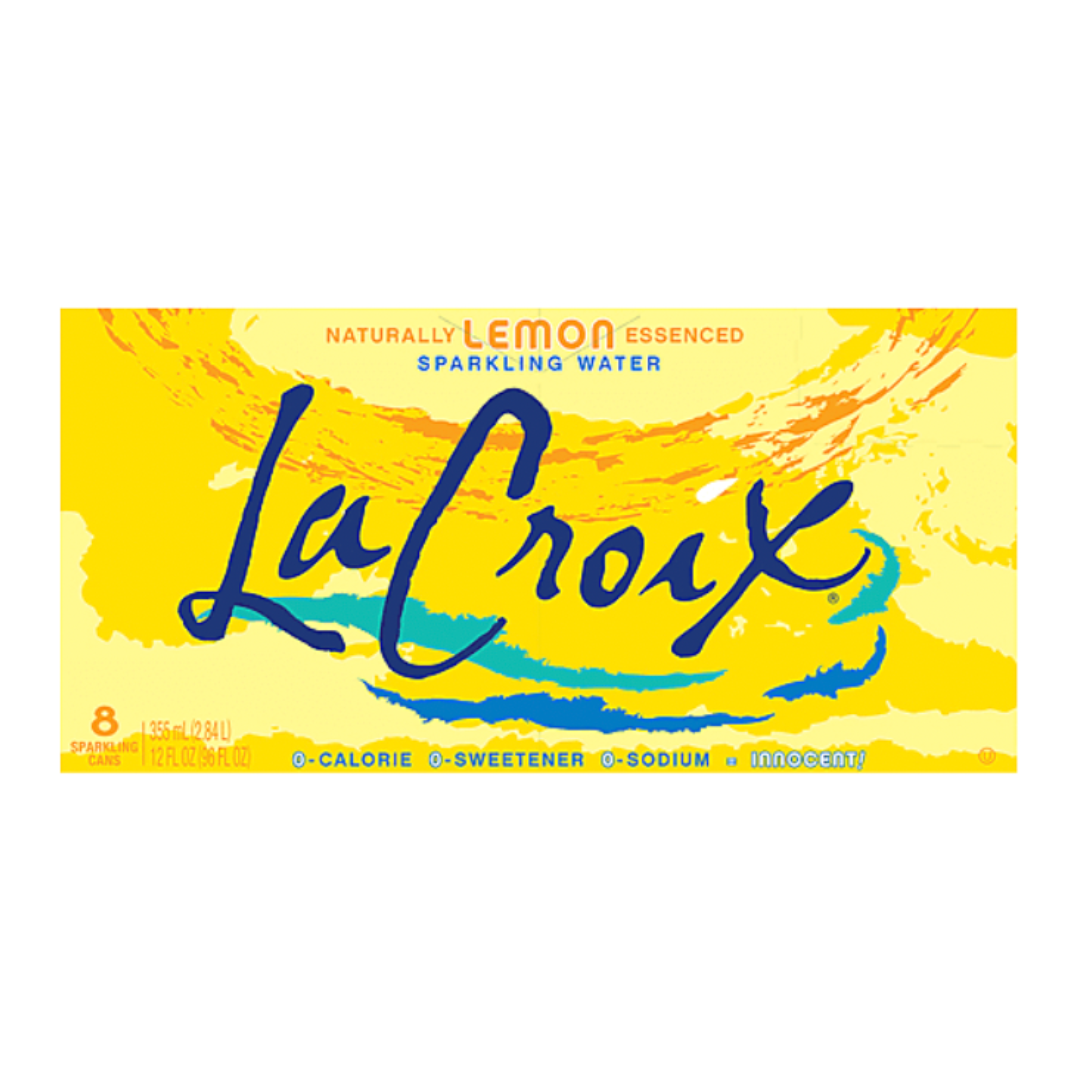 La Croix Sparkling Water Lemon / 8-pack
