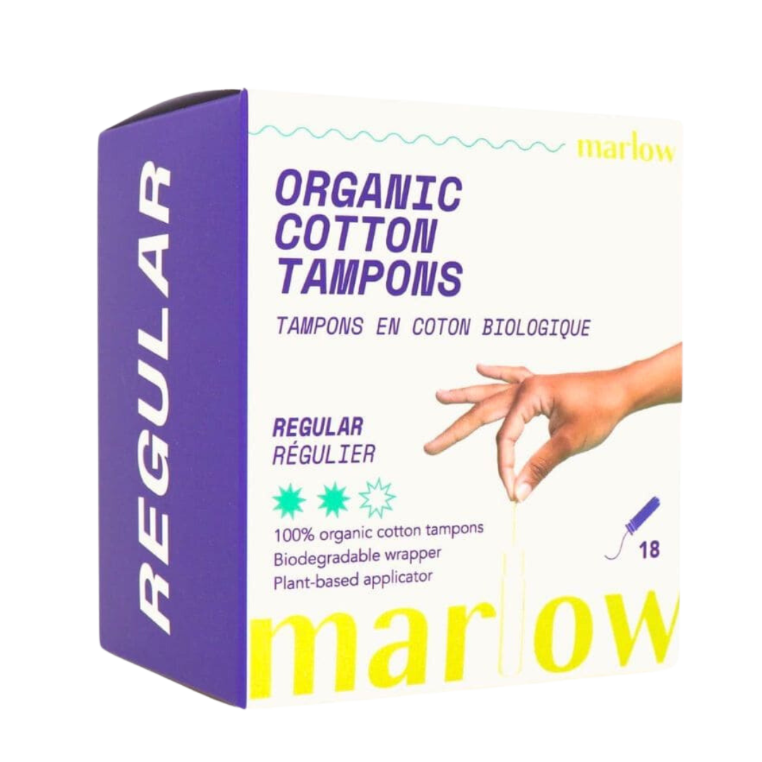 Marlow Organic Regular Tampons / 18ct