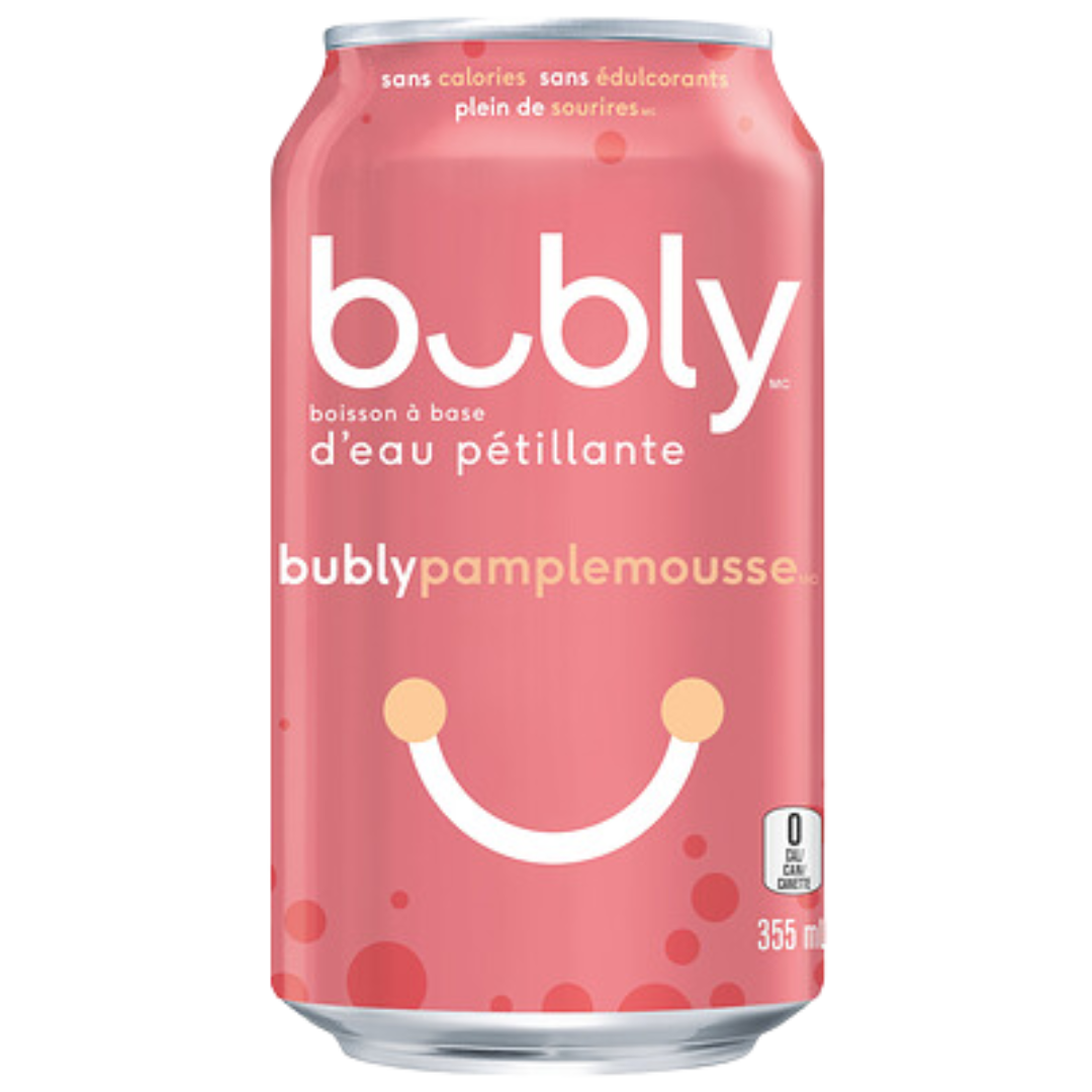 Bubly Sparkling Water Grapefruit / 355ml