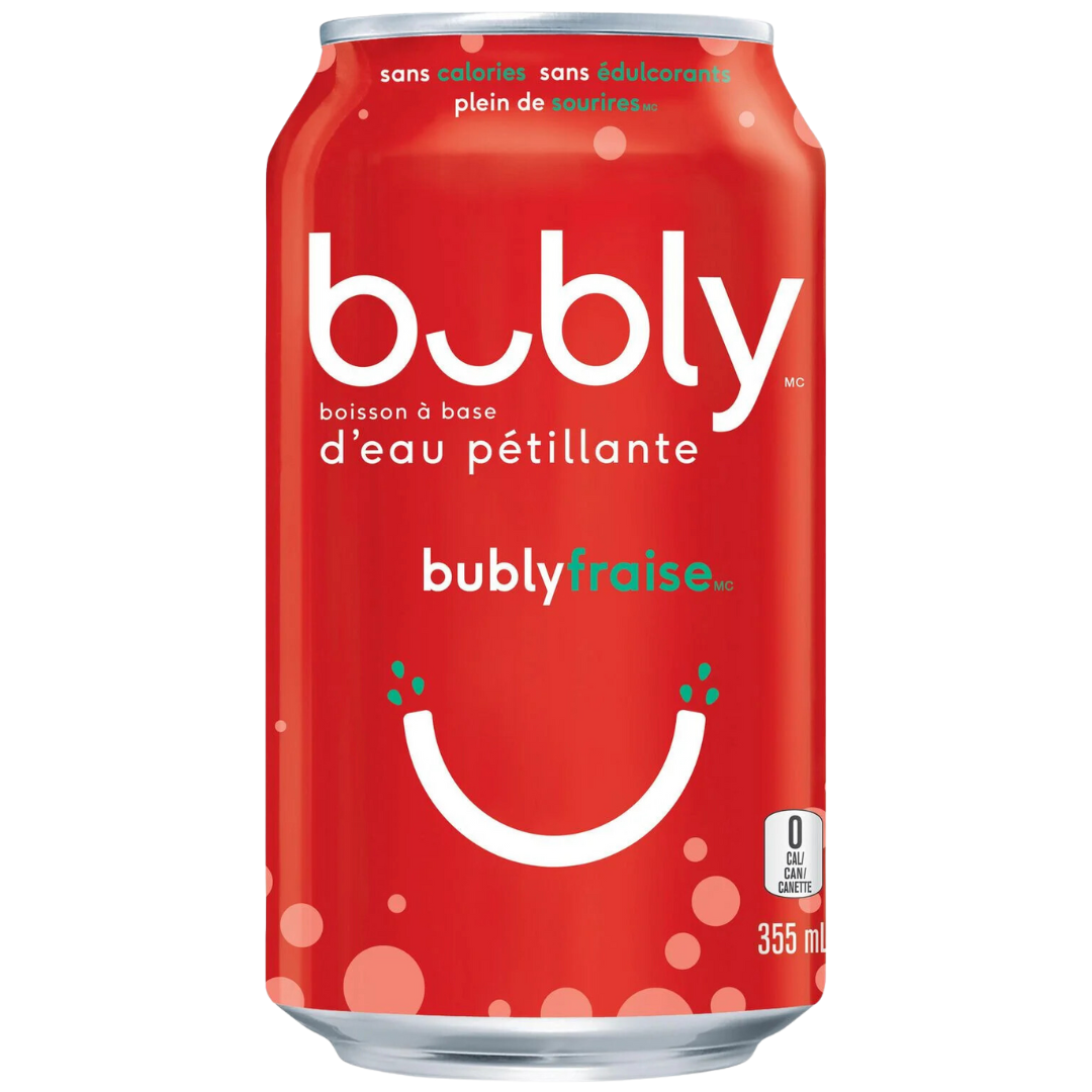 Bubly Sparkling Water Strawberry / 355ml